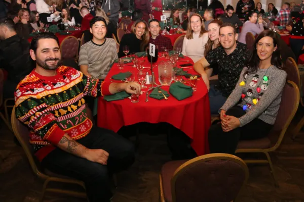 Local 3005 members at the 2019 holiday party 