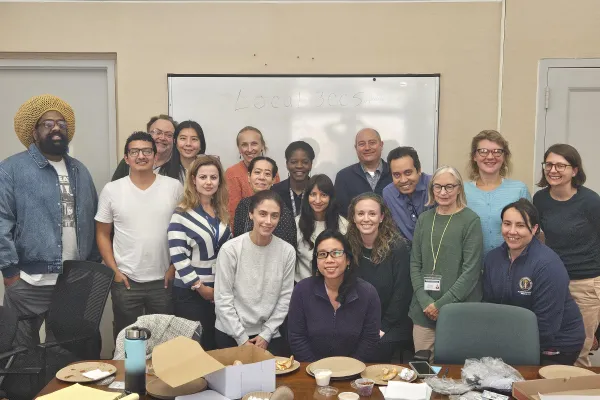 Local 3005 members participating in the shop steward training in a group photo