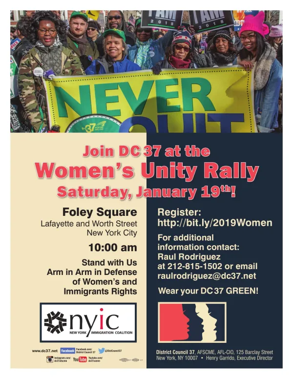 NYC Women's March 2019